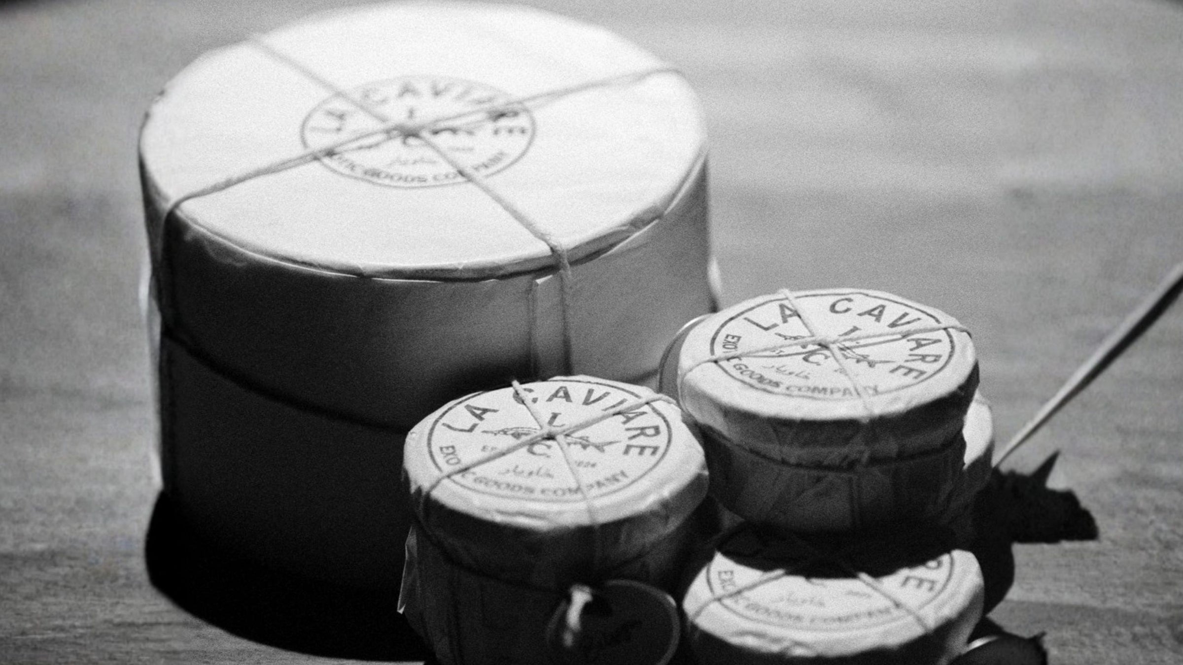 La Caviare caviar tins - malossol sturgeon caviar, hand-cured and sealed for freshness