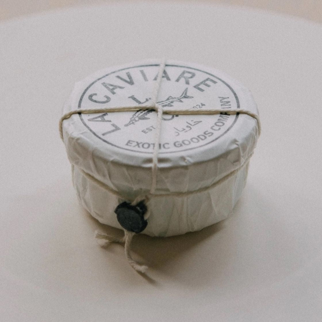 La Caviare Baerii caviar tin, 50g malossol, premium packaging